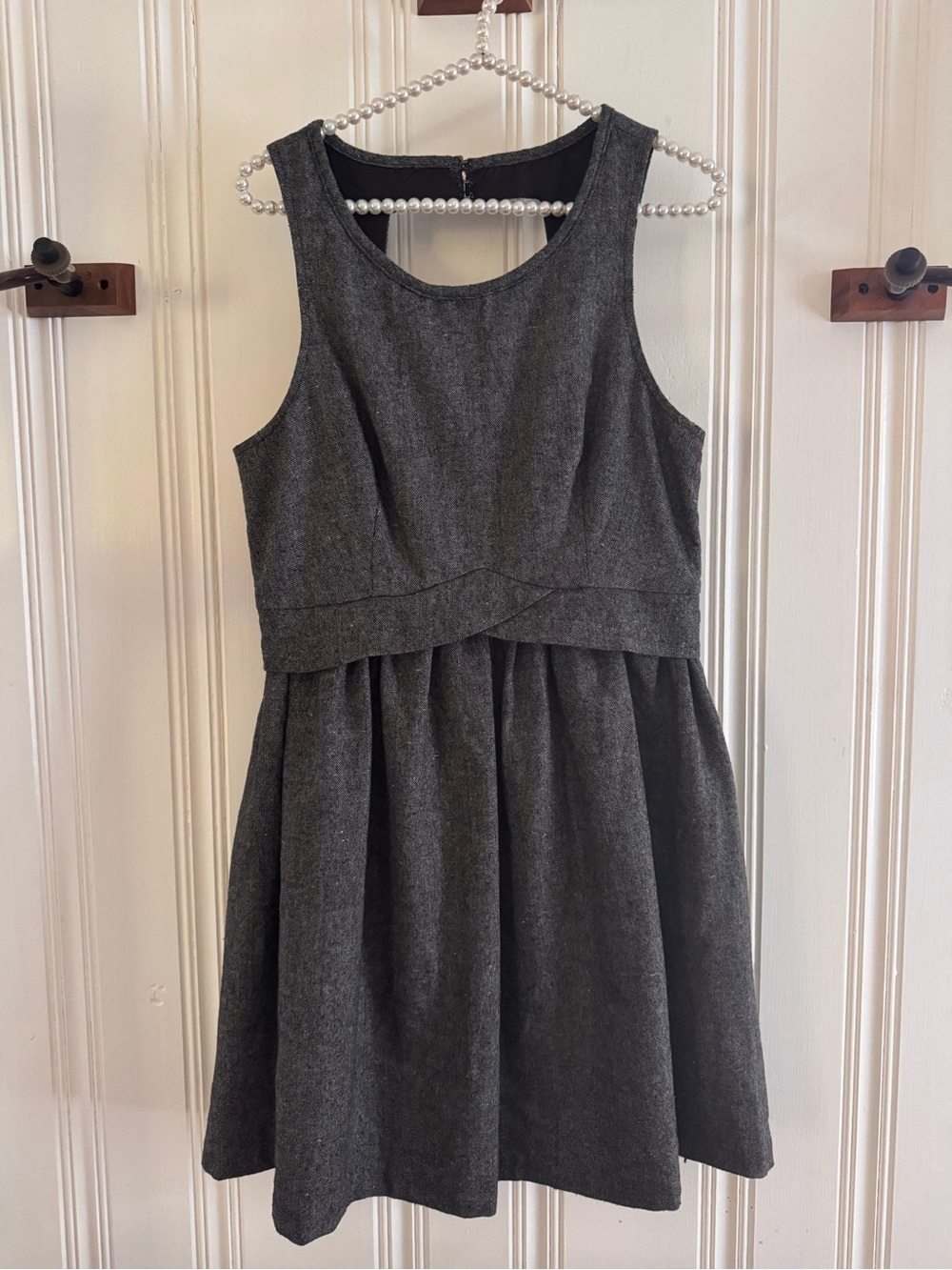 Sleeveless Dark Jumper Dress for Women
